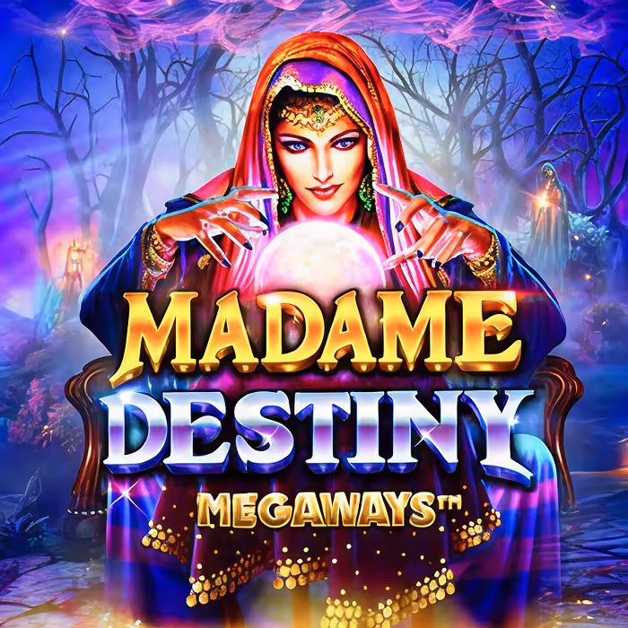 Madame Destiny Wahrsager-Slot mit mystischen Symbolen und Freispielen
