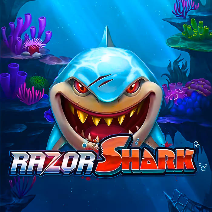 Razor Shark Unterwasser-Abenteuer-Slot mit Mystery-Stapeln und Bonusrunden